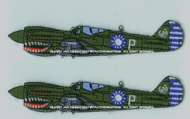WWII CBA AVG AMERICAN VOLUNTEER FLYING TIGERS 飛虎隊 1942-2017 70-ANNIVERSARY PATCH gallery