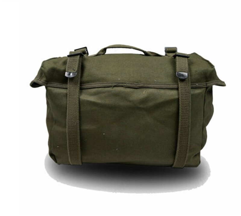 WW2 US M1945 Outdoor Haversack Military Backpack Set X Strap Replica gallery