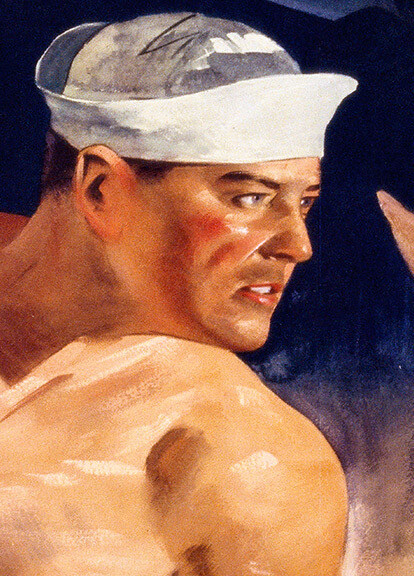 1942 “Pass the Ammunition” Vintage Style WW2 Navy Poster - 18x24 gallery