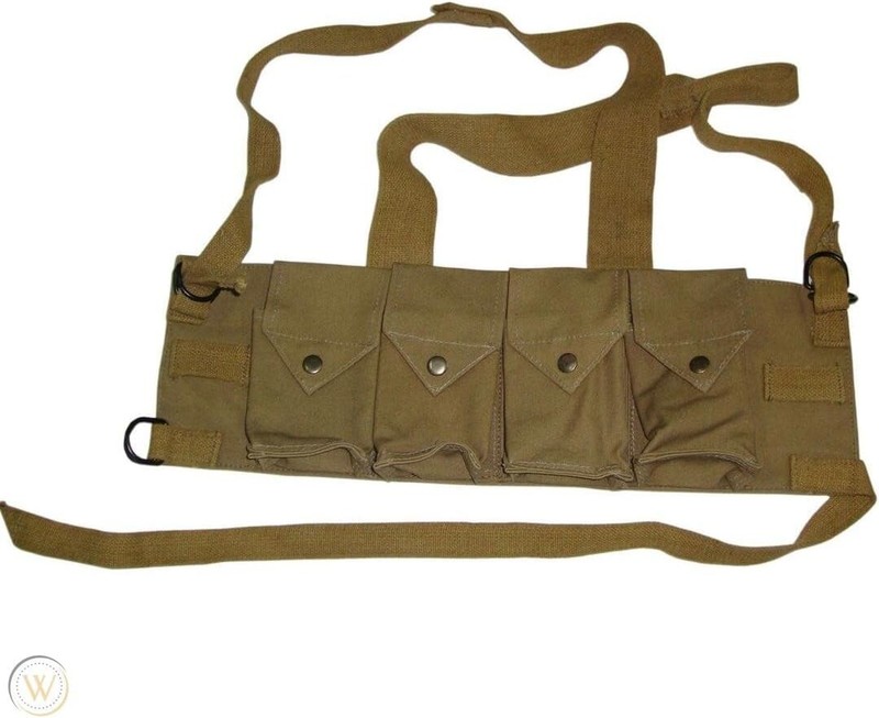 Fereday & Sons Rhodesian Chest Rig – Tactical Canvas 4-Cell Mag Pouch