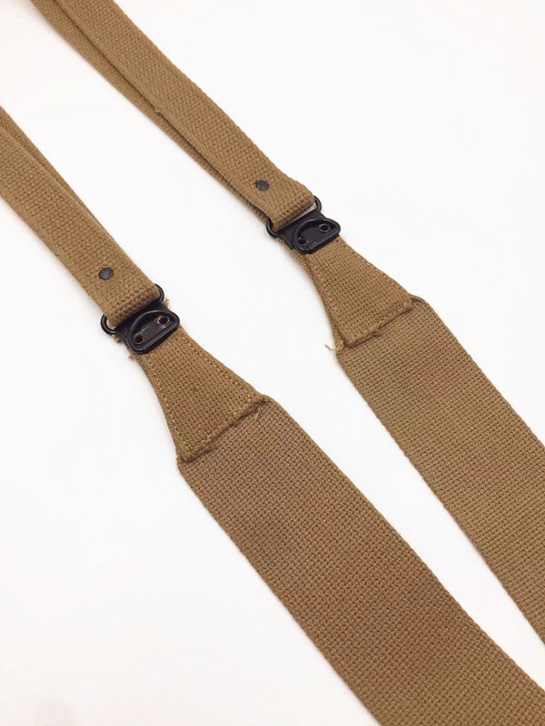 WW2 US ARMY Soldier Gear Combat 1943 X Suspenders Bar Belt First Aid Canteen SET gallery