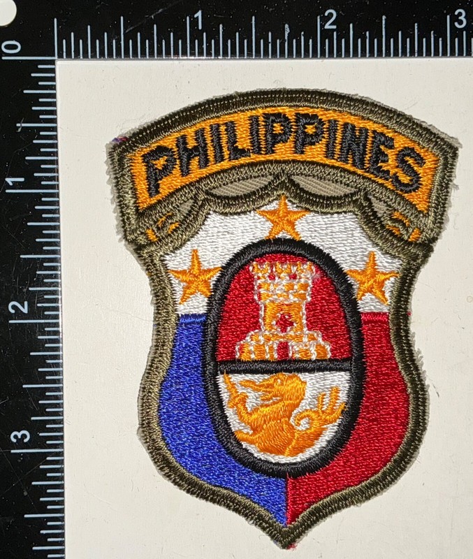 REPRODUCTION WWII US Army Philippines Filipino General Staff Military Patch
