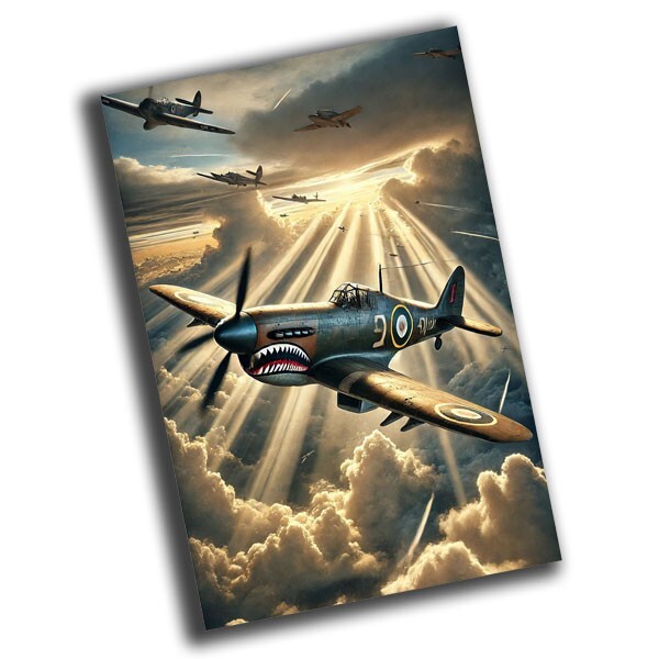 nice vintage Flying Tiger aircraft retro WW2 Photo Glossy 4*6 in δ63
