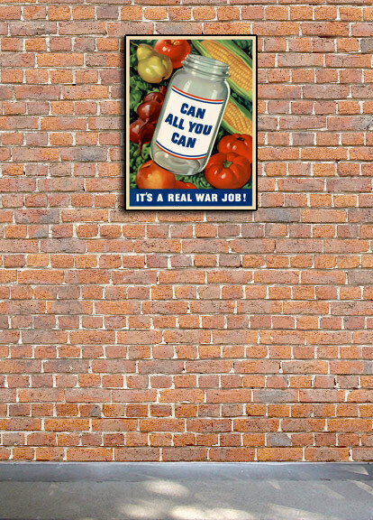 “Can All You Can” 1943 Vintage Style World War 2 Poster - 18x24 gallery