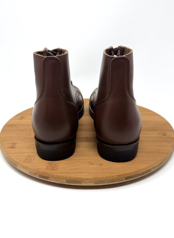 NEW SMW Reproduction WWII Model I Type II Russet Low Boots w rubber soles US 7 D gallery