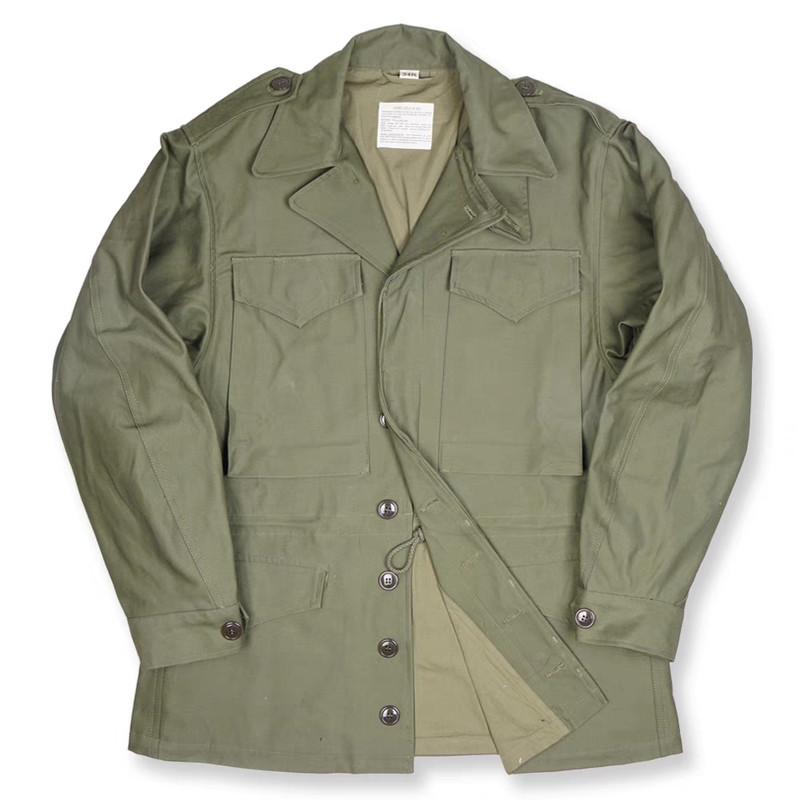 WW2 US MILITARY ARMY GREEN M43 JACKET 38R