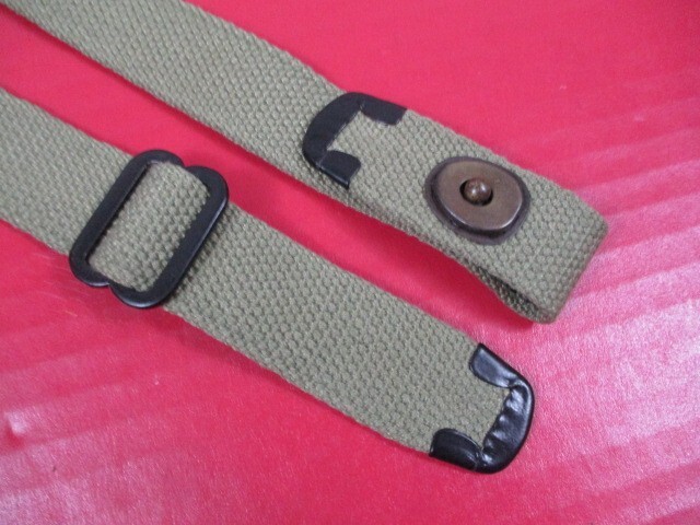 WWII US GI M1 Carbine C-Tip Lt OD Canvas Sling w/Oiler Dated 1943 - Reproduction gallery