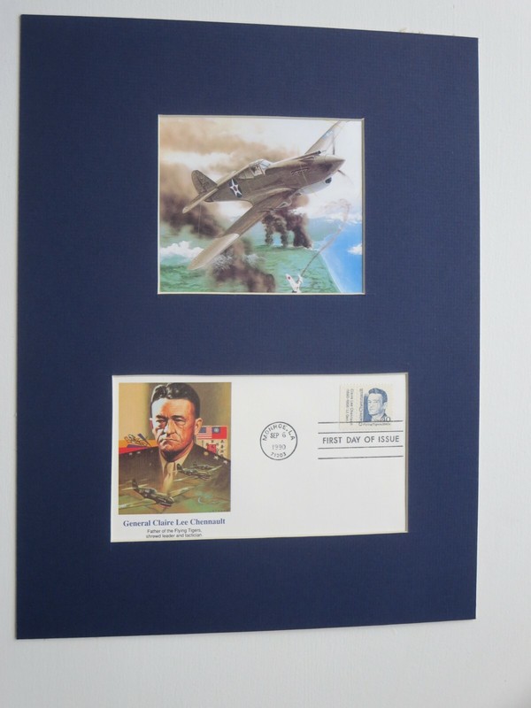 The Flying Tigers & P-40 Warhawk & Claire Chennault First Day Cover