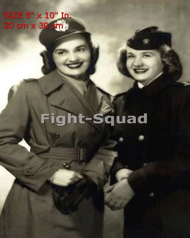 WW2 Picture Photo Dorothy & Alice Lutterman US Nurses 5928 8x10in