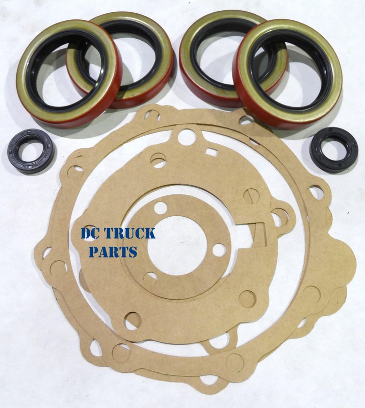 Military WW2 Dodge 6X6 Transfer Case Gasket Set & Heavy Duty Double lip seals ✅