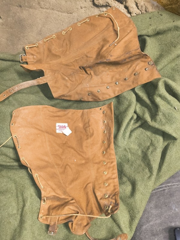 WW2 US M1938 2 Original Late 1930s DuxBak Leggings Gaiters