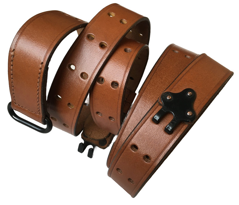 WWII US M1 GARAND RIFLE M1907 LEATHER CARRY SLING