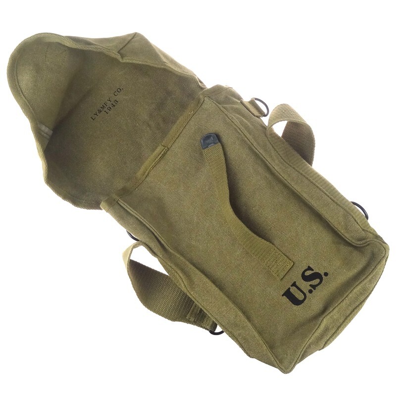 WWII 2AMRY M1 PARATROOPER GENERAL CANVAS PURPOSE AMMO BAG WITH STRAP gallery