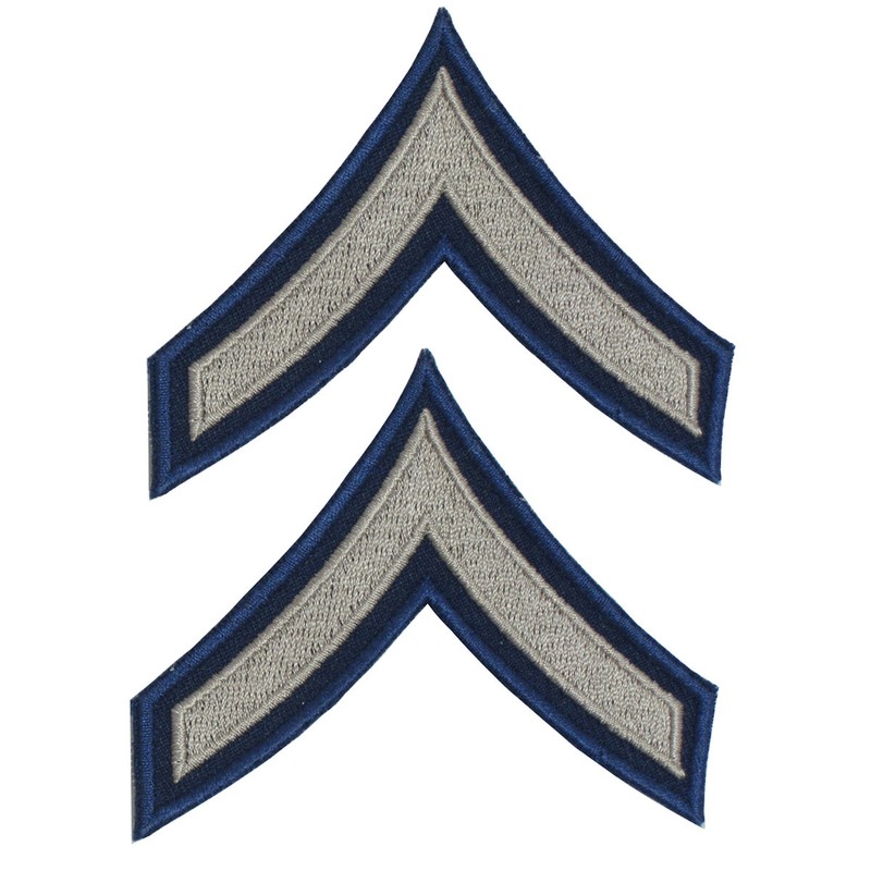Private First Class Rank Badge - WW2 Repro Stripe American Patch badge Army New