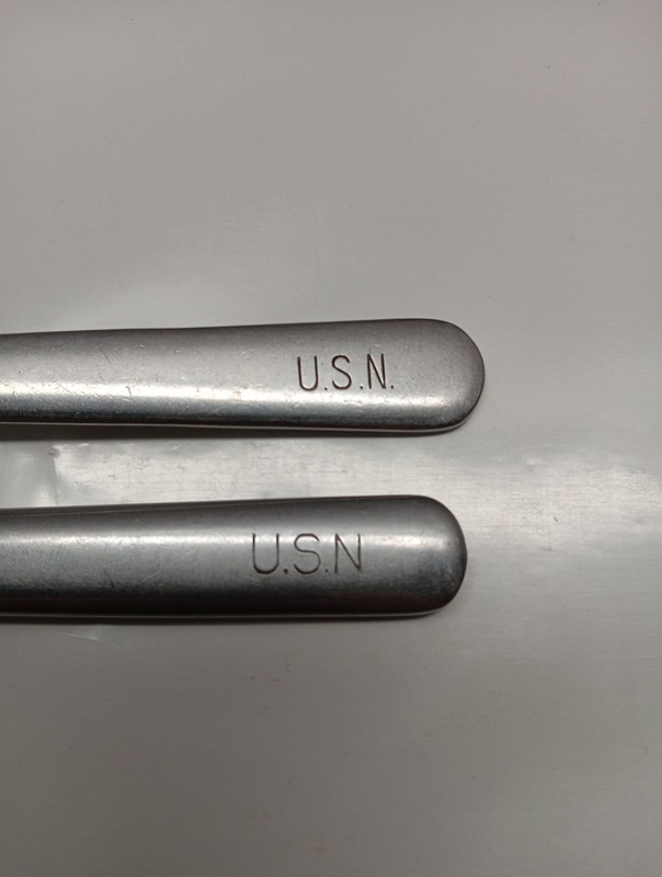 U.S.N silverware 1940s fork & knife gallery