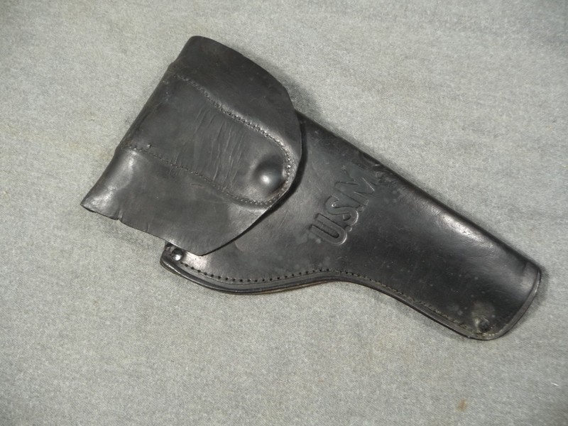 USMC Black Leather Holder Reproduction ? or Altered
