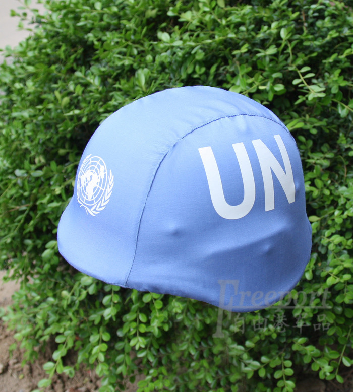 UNITED NATIONS PEACEKEEPING FORCE TACTICAL MILSPEC M88 HELMET COVER gallery