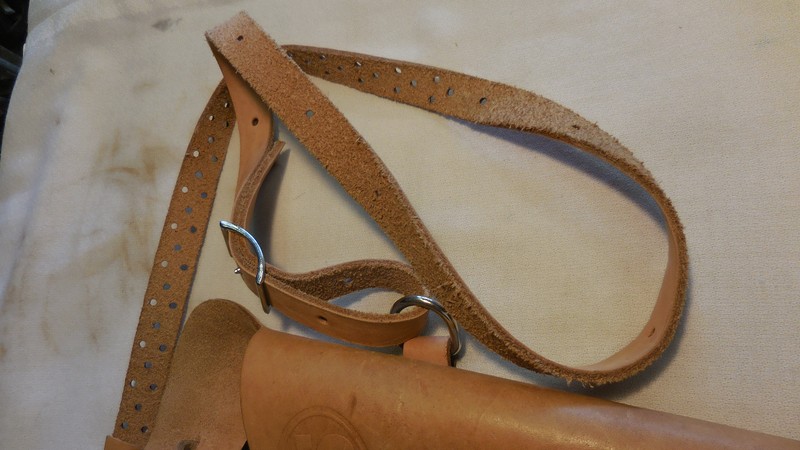 US leather shoulder holster marked: US---age ? gallery