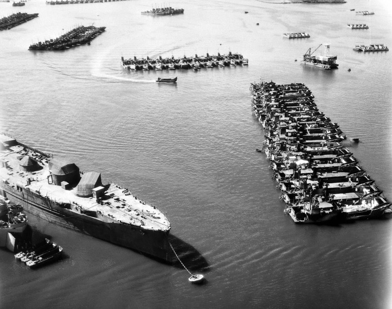WW2 WWII Photo World War Two / Pearl Harbor Hawaii Aerial View Late 1944