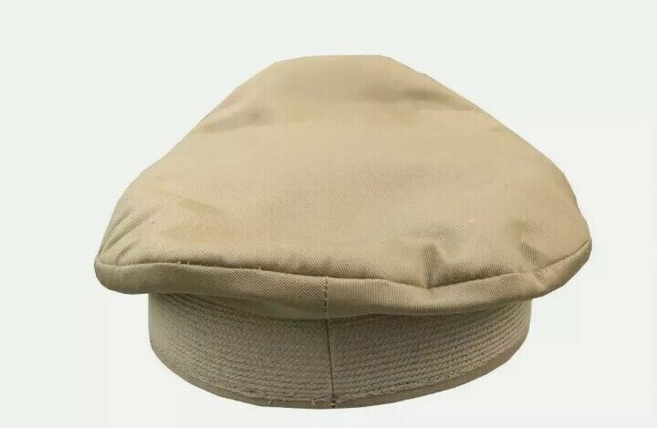WW2 US ARMY OFFICERS CRUSHER SERVICE KHAKI VISOR CAP/HAT gallery