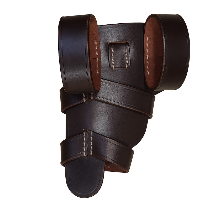 British Paratrooper German Holster for P08 Pistol - Dark Brown gallery