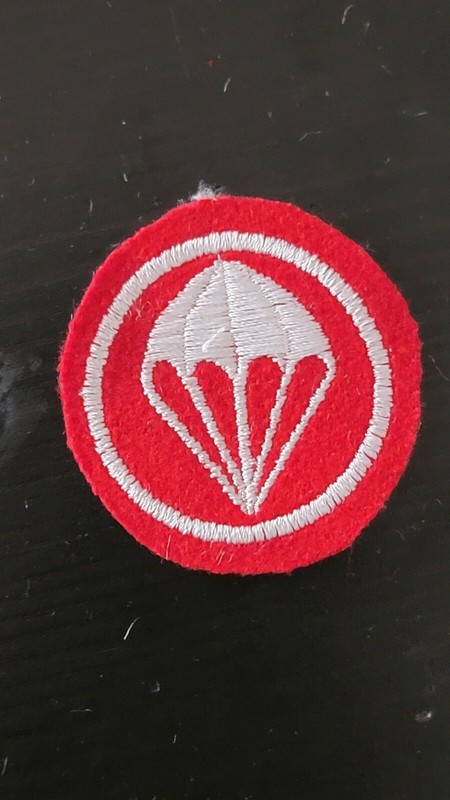 Reproduction WW2 US Army Airborne Parachute Troop Cap Patch Engineer Artillery