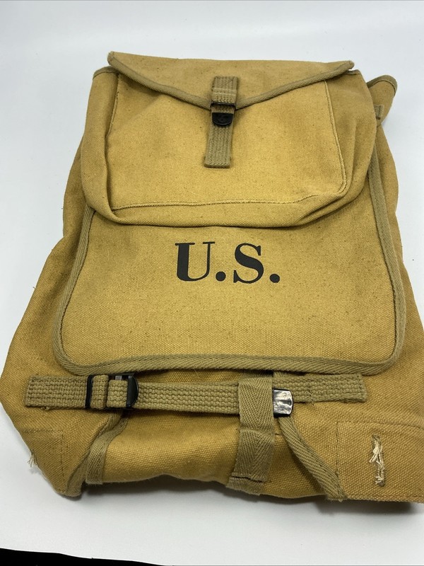WW2 US SIMS INC. 1942 Haversack equipment carry bag repro backpack