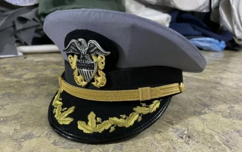 U.S. Navy senior officer Hat Cap Reproduction High Quality Gray Clour