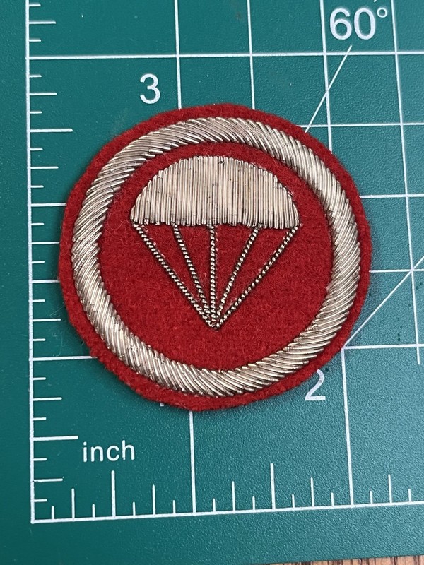 WWII Repro Airborne Artillery Cap Fantasy Patch