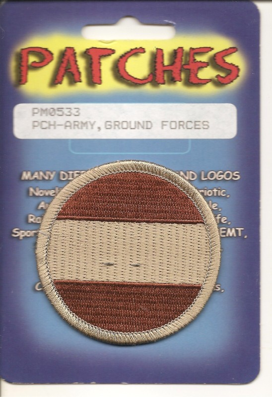Military Patch US Army ” Ground Force ” Subdued – 2 1/4″ Round