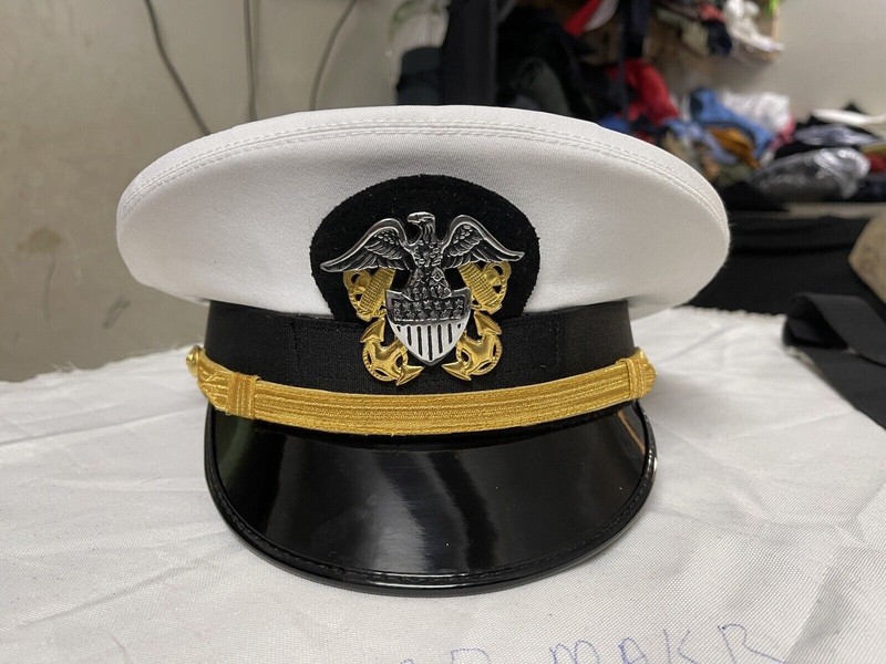 USA Navy officer Hat White