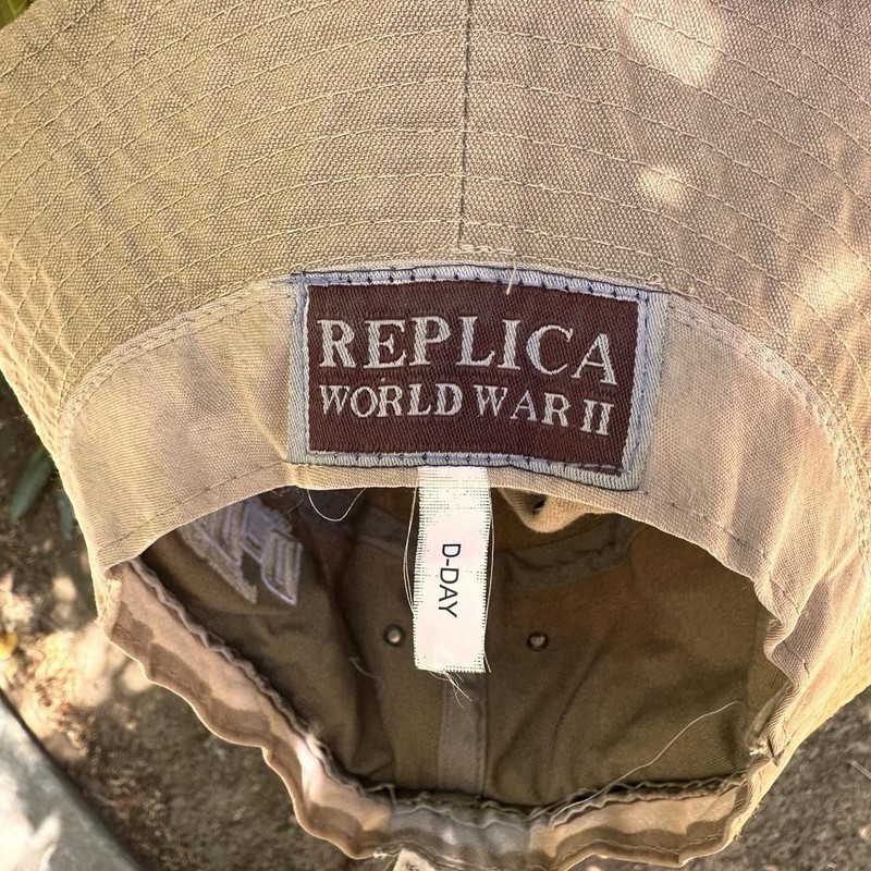 Vintage Y2K 2000s Replica WW2 D-Day Normandy Bucket Hat United States Militaria gallery