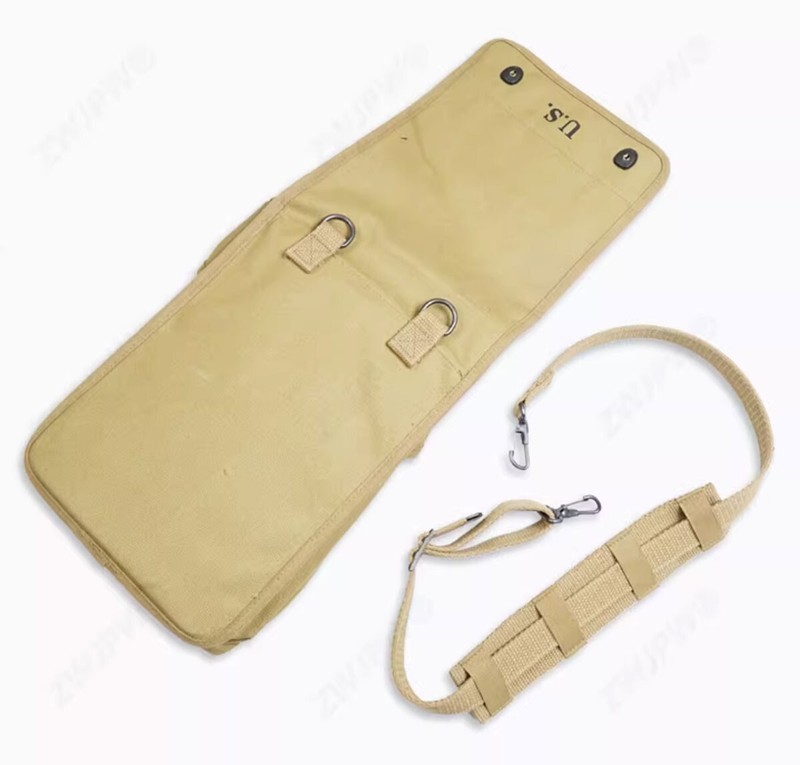 WW2 US Army 1938 Map Pack Pouch Bag Canvas Strap gallery