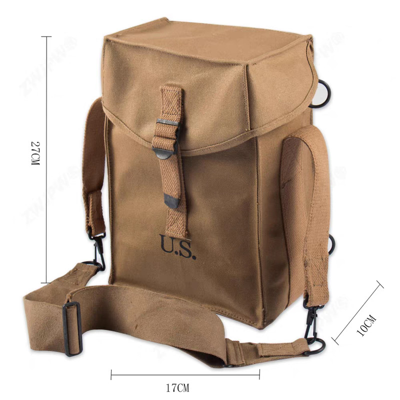 WW2 WWII US AMRY MILITARY GENERAL M1 PURPOSE AMMO BAG WITH STRAP BAG POUCH