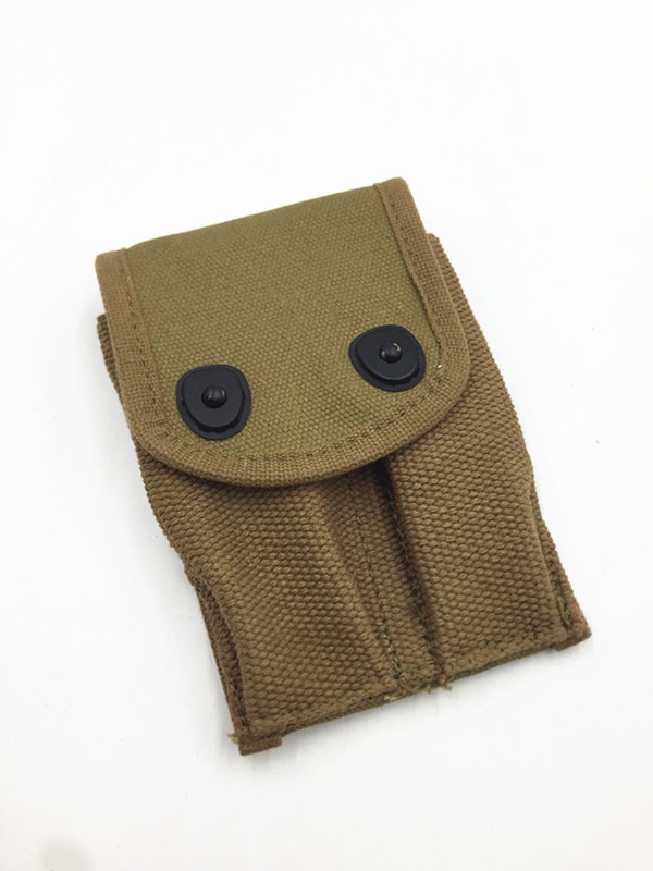 WW2 US ARMY 1911 HOLSTER WITH AMMO POUCH WEBBING BELT FULL SET SOLDIER EQUIPMENT gallery