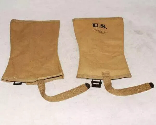 Military WWII US Army Wrappings Leggings or Puttee Soldier Canvas - US048 gallery
