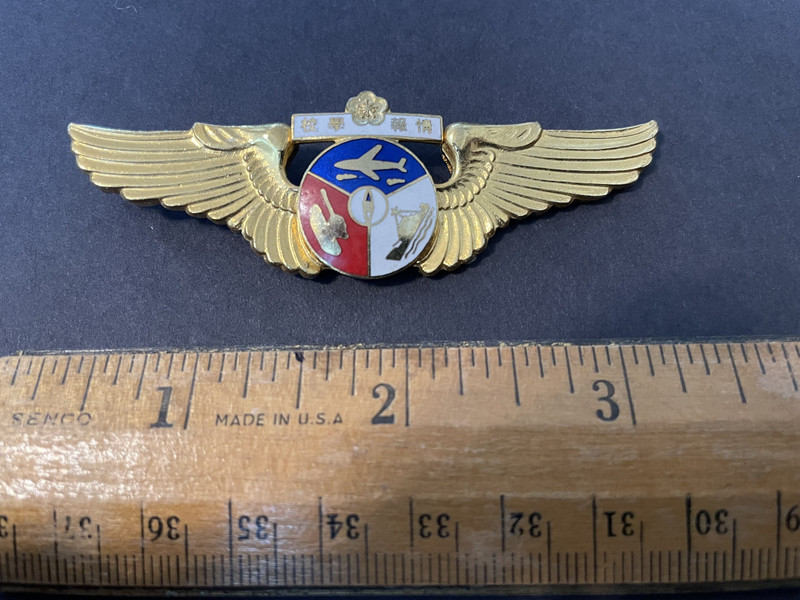 Reproduction Chinese Liason Pilot Wings, WW II