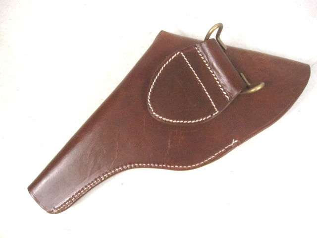 WWII US Army Flap Holster w/US Logo for .38 S&W Victory Revolver - Reproduction gallery