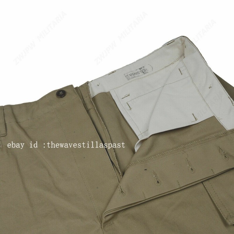 WW2 US ARMY M42 Airborne Paratrooper Officer Cotton Pants Trousers 38R gallery