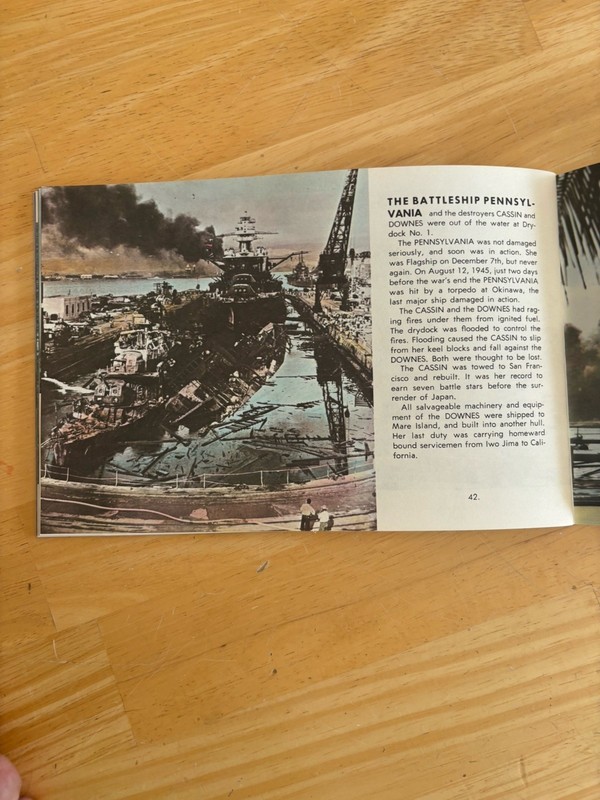 Pearl Harbor Story Dec 7 1941 Attack WWII 9th Printing 1974 & 4”x6” Photo gallery