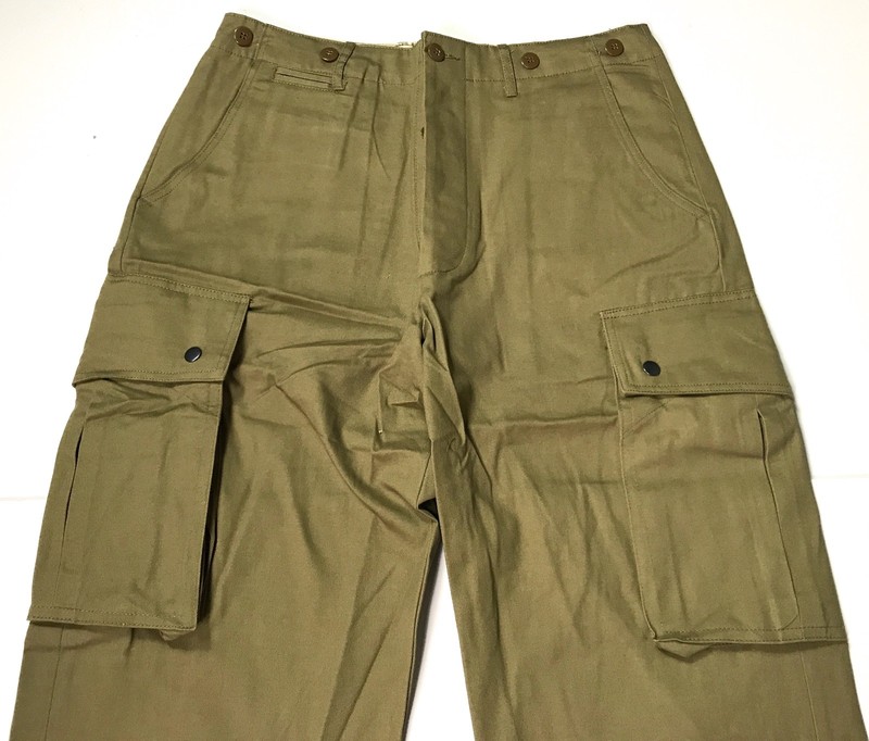 WWII US AIRBORNE PARATROOPER UNREINFORCED M42 JUMP TROUSERS-3XLARGE gallery