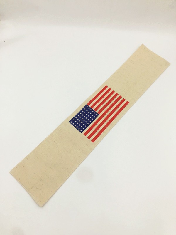 WW2 US ARMY AIRBORNE/PARATROOPER 48 STAR AMERICAN FLAG ARM BAND gallery