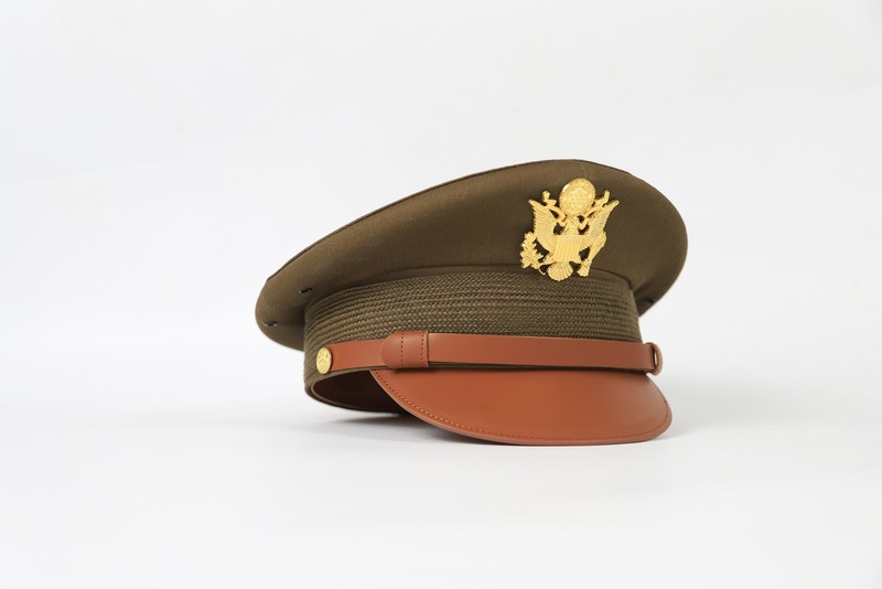 7 1/8 WW2 US Army Officer Visor Cap Wool gallery