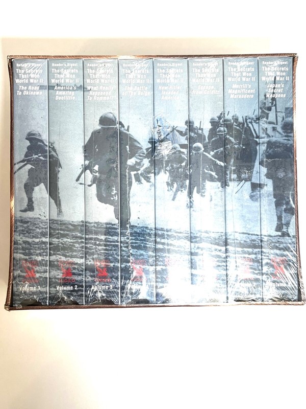 Readers Digest Secrets That Won World War ll VHS Box Set Sealed Unopened gallery