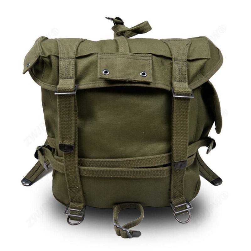 WWII Korean War US Army M1945 Pack Army Backpack Field Haversack Suspenders