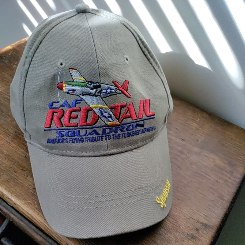 Baseball Hat Air Force Tuskegee Airmen Tribute Red Tail Project Military Sponsor