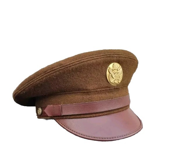 WW2 Replica US Army Military Enlisted Men’s Visor Cap Hat WWII.In All Sizes gallery