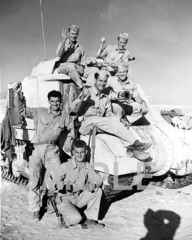 U.S. Tank Crew And M3 Lee Medium Tank World War II WWII WW2 8x10 Photo 260c