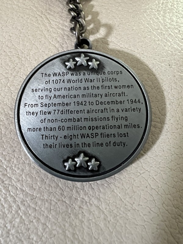 Women AIRFORCE SERVICE PILOTS AVENGER FIELD Wasp WWII Museum KEY CHAIN SOUVENIR gallery