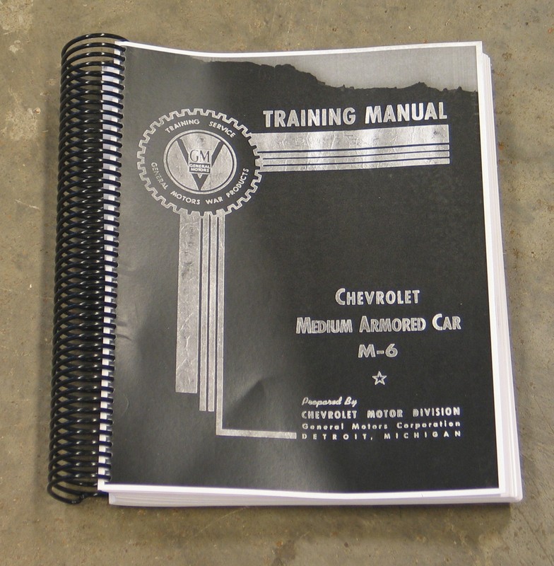 Chevrolet M-6 Armored Car Staghound T17E1 Operation and Maintenance Manual G-122
